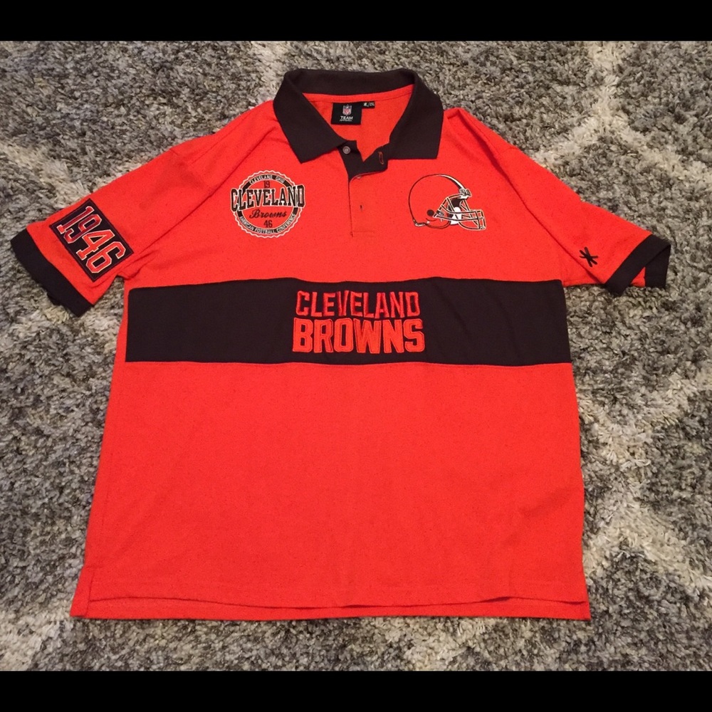 Cleveland Browns men’s XXL Polo Shirt NWOT